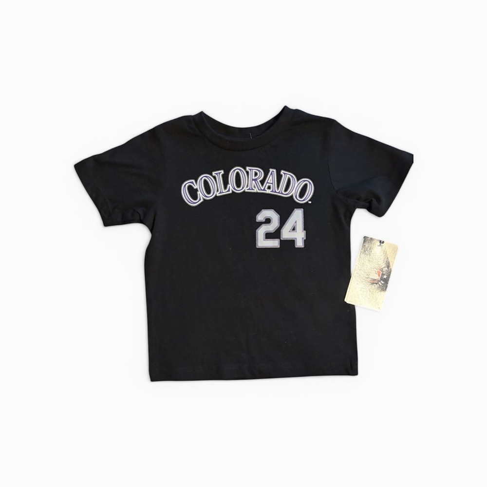 Colorado Rockies Ryan McMahon Jersey T-Shirt - 2T 🟣⚫️⚾️